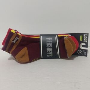 Swag Hershey Socks Men’s 8-13 Quarter 4 Pair NWT